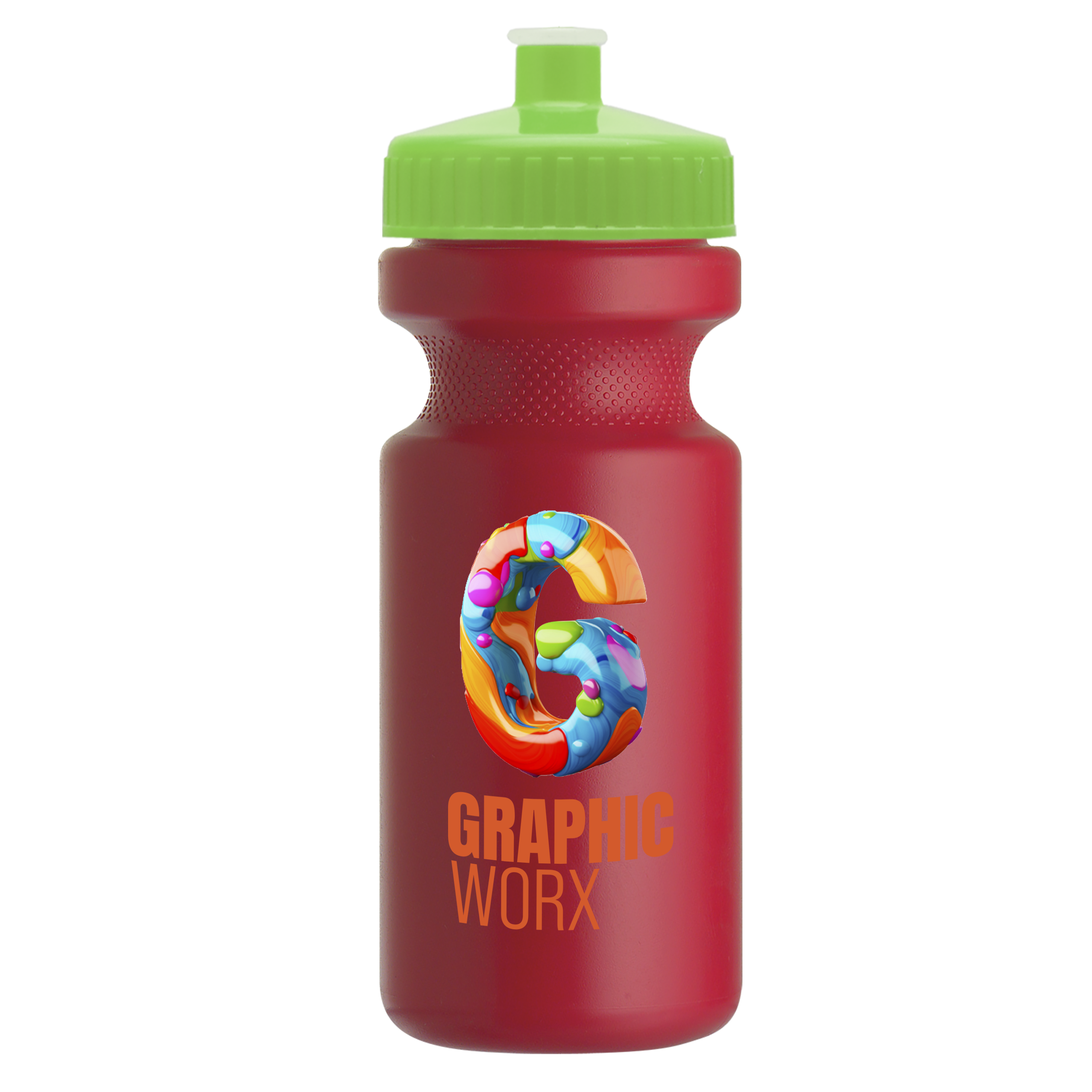 Cyclist Recycled Bike Bottle with Push-Pull Lid - 22 oz.